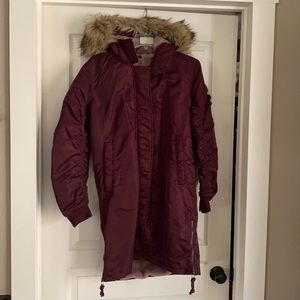 Abercrombie Parka jacket with hood